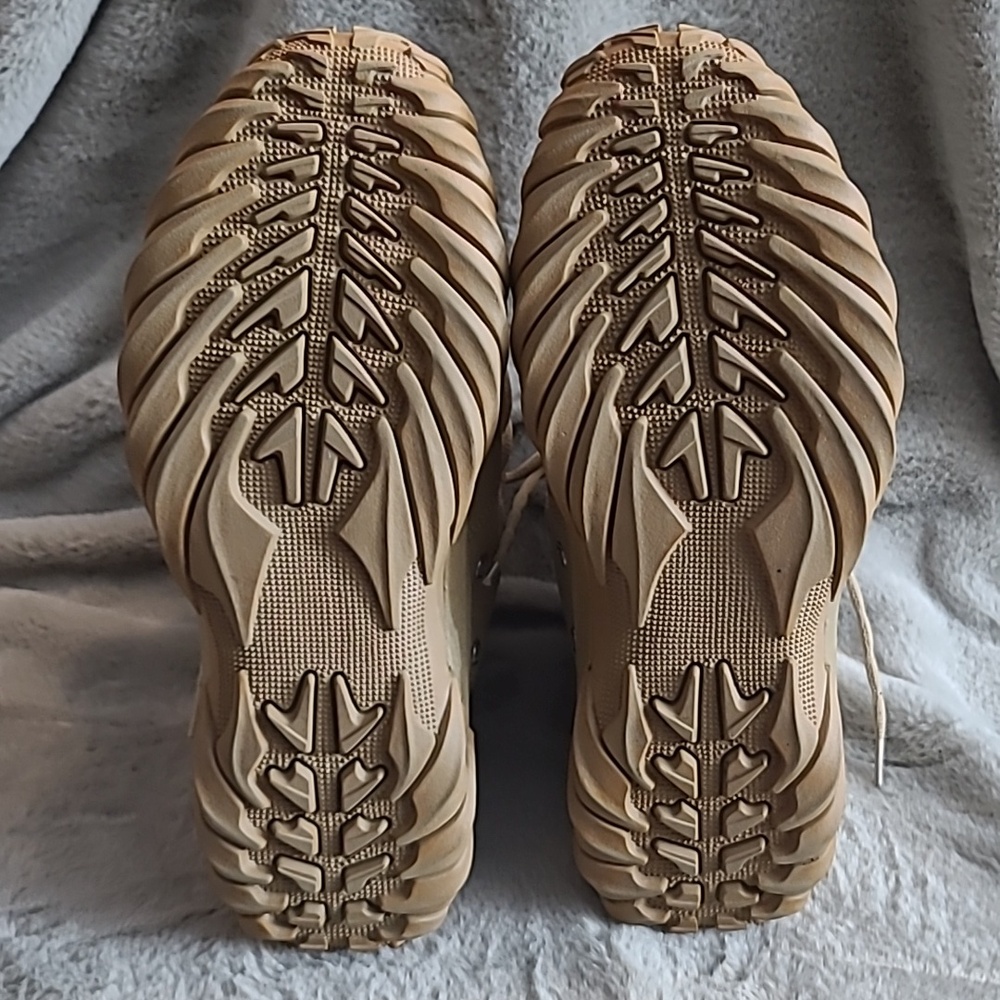Desert Combat Tactical Boots Moto Mens 11.5 - Picture 3 of 8